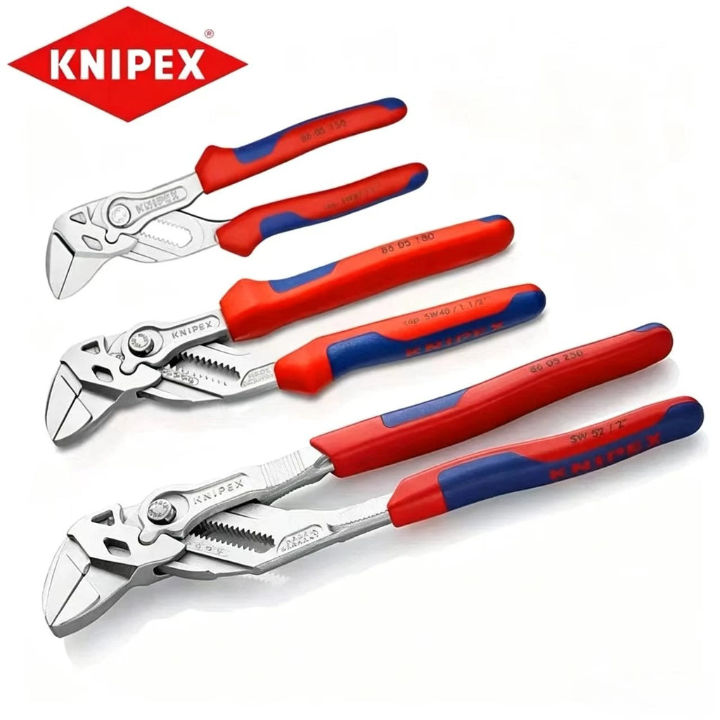 KNIPEX Tools - Pliers Wrench,8605150 Chrome, Multi-Component (8605180), 7-1/4 inches8605200