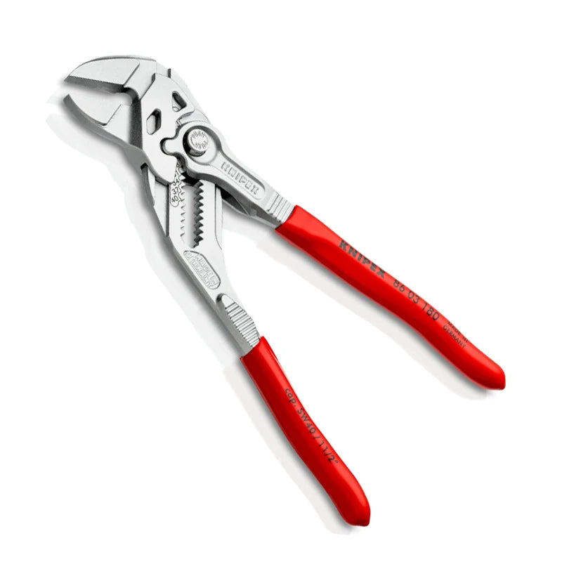 KNIPEX 8603180 180mm 2-In-1 Pliers Adjustable Spanner High-quality Wrench Plumbing Plier Hand Tools