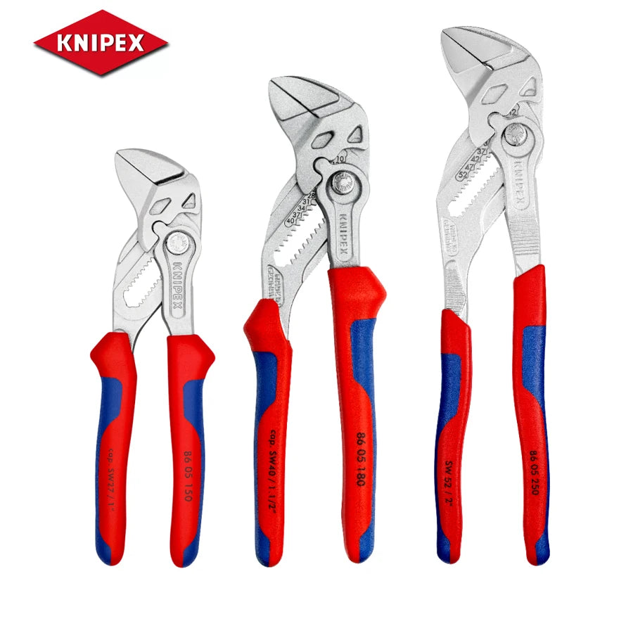 KNIPEX 86 05 150 Pliers Wrench Chromium Plated Vanadium Steel Water Pump Plier Knipex 86 05 180 Hand Tools 86 05 250