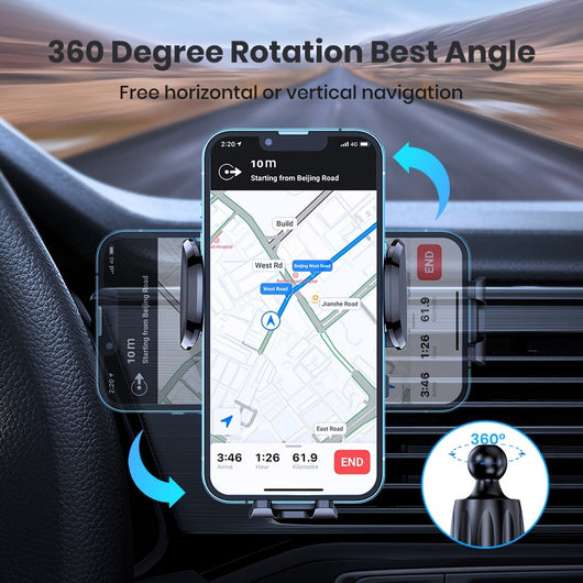 360 Rotating Car Phone Holder